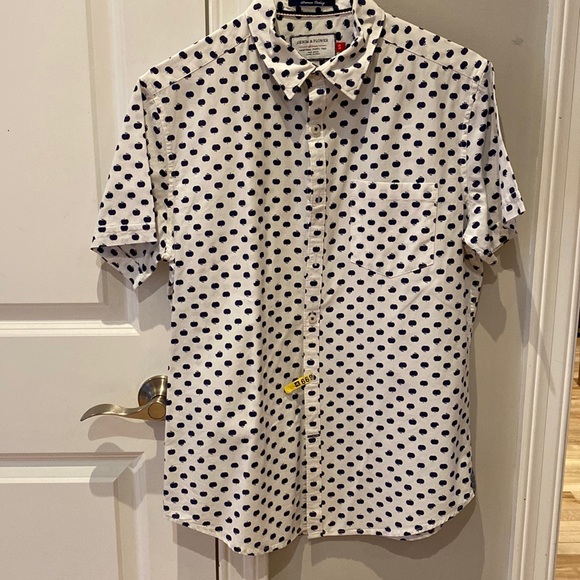 Denim and Flower slim fit apple dress shirt - Picture 1 of 3